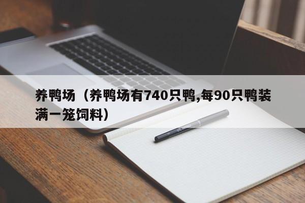 养鸭场（养鸭场有740只鸭,每90只鸭装满一笼饲料）